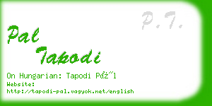 pal tapodi business card